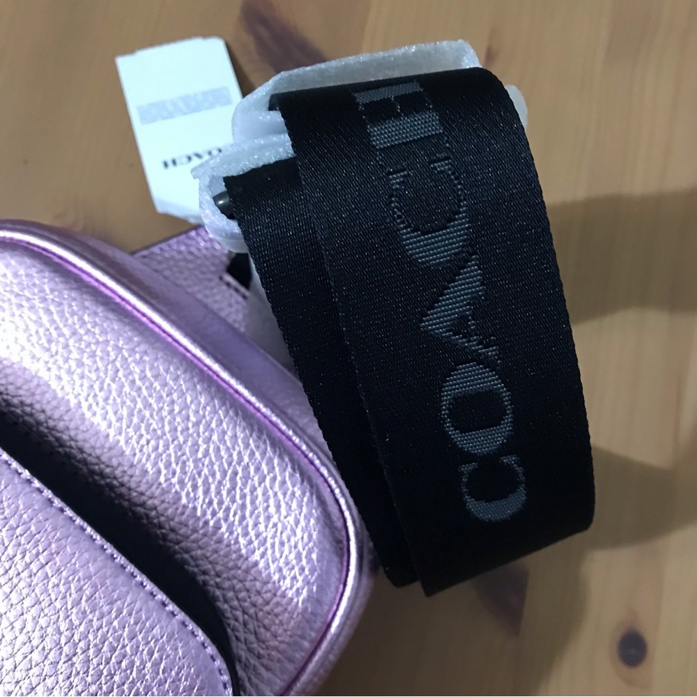 🥰 Coach Track Pack 14 In QB/Metallic Lilac - Picture 6 of 13
